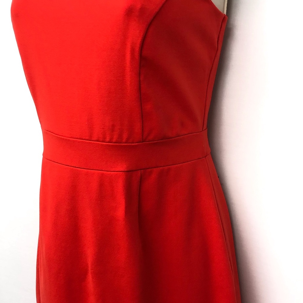 Cynthia Rowley Orange Fit & Flare Dress - Picture 4 of 16